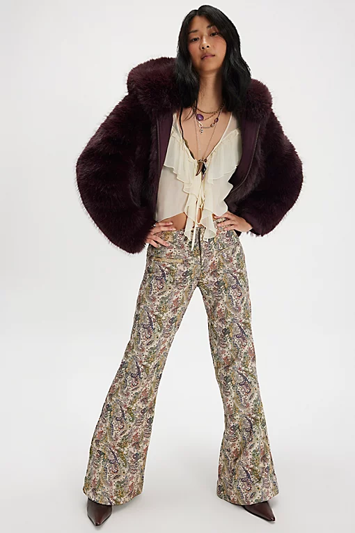 Aster Jacquard Flares