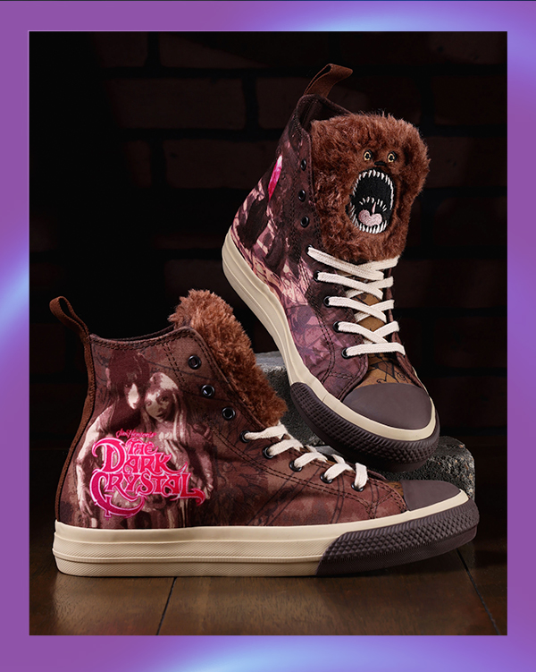 The Dark Crystal Fizzgig and Skeksis High Top Shoes for Adults