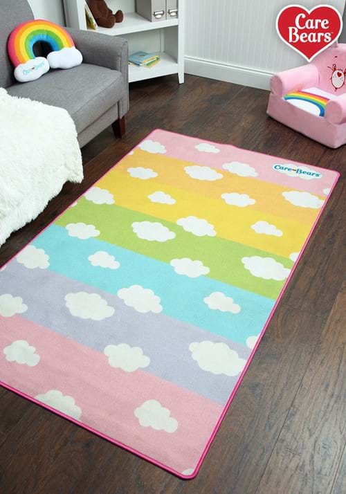 Care Bears Clouds and Rainbows Rug