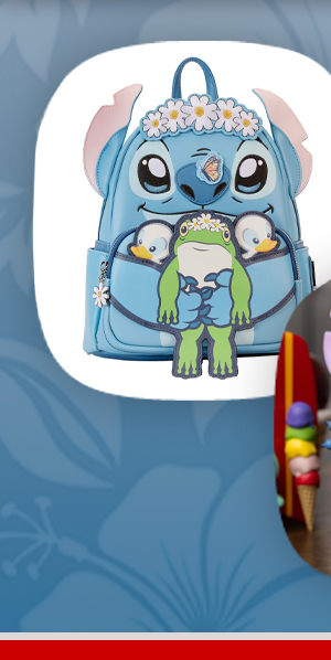 Loungefly Disney Stitch Springtime Daisy Cosplay Mini Backpack
