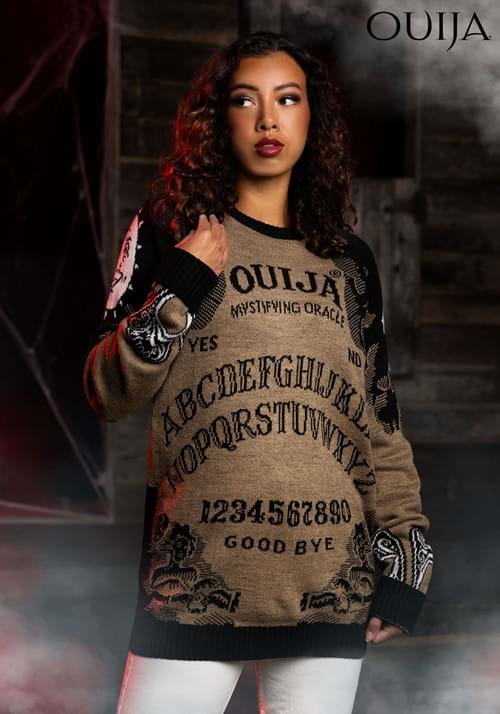 Ouija Board Halloween Sweater for Adults