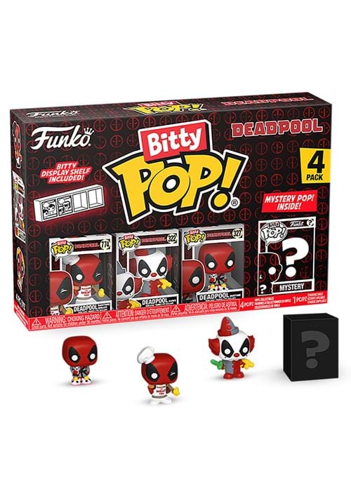 Bitty POP! Marvel - Deadpool Backyard Griller 4-Pack Vinyl Figure Set