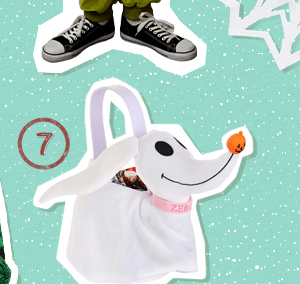 Nightmare Before Christmas Zero Plush Candy Bucket