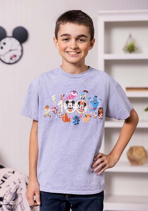 Disney 100th Anniversary Chibi Friends Shirt for Kids