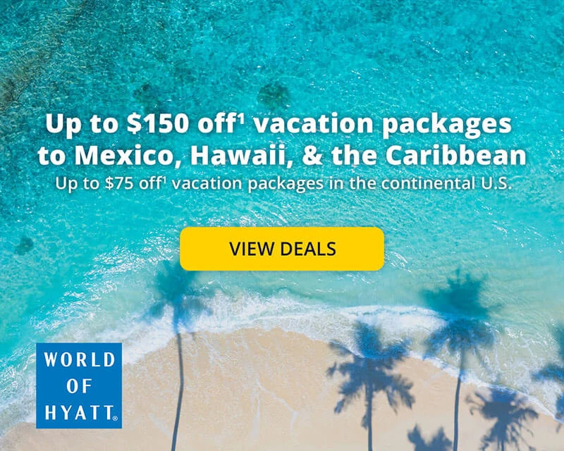 Up to $150 off(1) vacations packages to Mexico, Hawaii, & the Caribbean. Up to $75 off(1) vacation packages in the continental U.S. View deals.