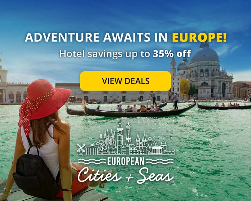 Adventure awaits in Europe! Hotel savings up to 35% off. View deals.