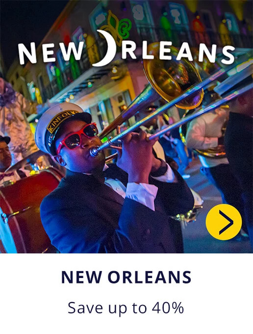 New Orleans. Save up to 40%.