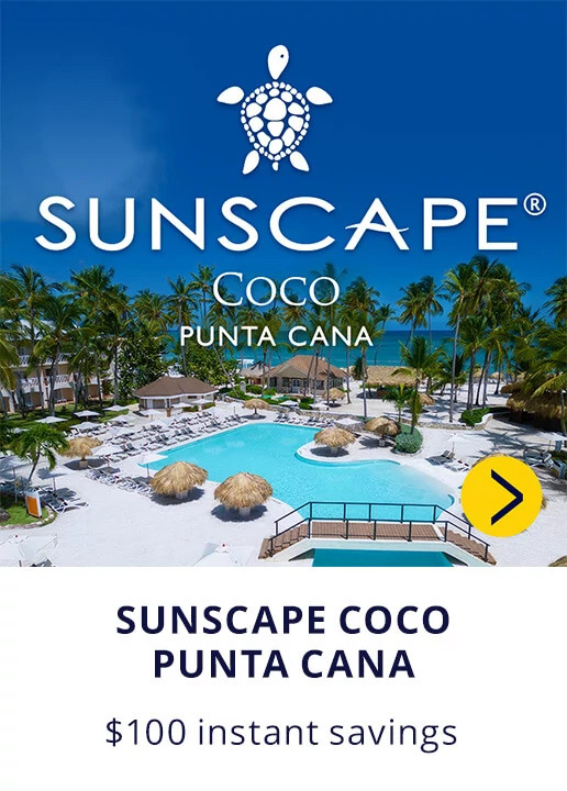 Sunscape Coco Punta Cana. $100 instant savings.