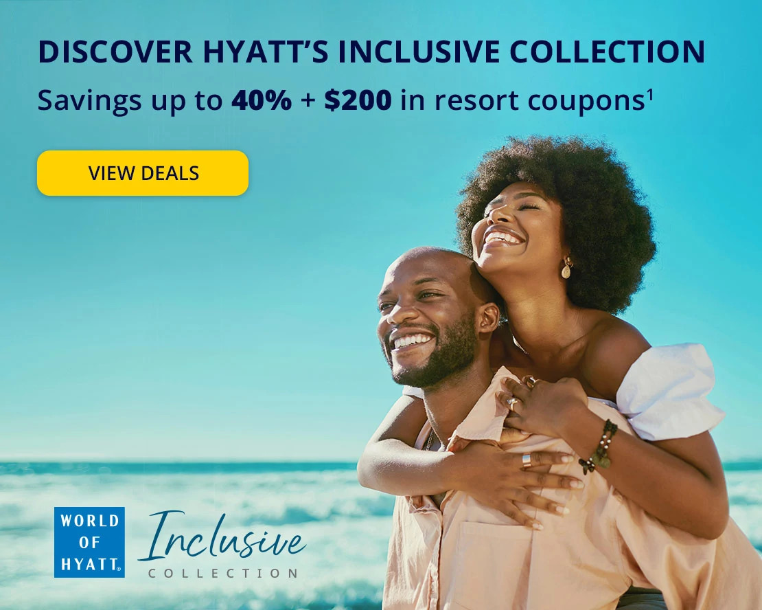 Discover Hyatt’s Inclusive Collection. Savings up to 40% + $200 in resort coupons. (1) View deals.