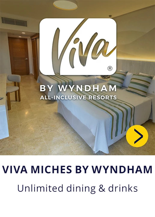 Viva Miches By Wyndham. Unlimited dining & drinks.