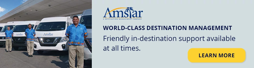 Amstar. World-class destination management. Friendly in-destination support available at all times. Learn more.