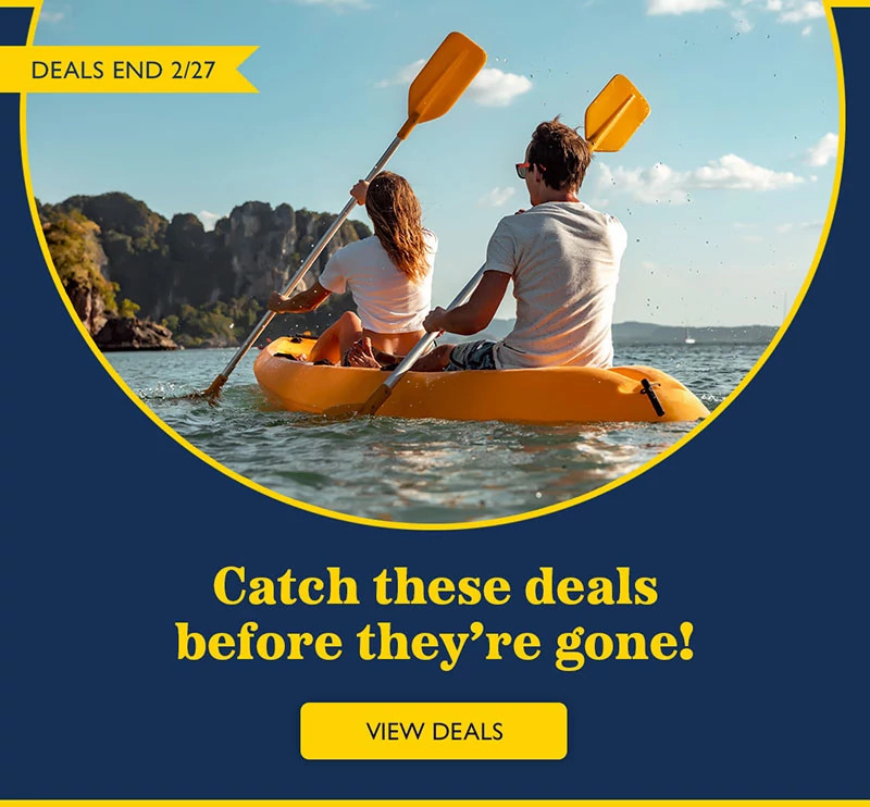 Catch these deals before they're gone! Deals end 2/27. View deals.