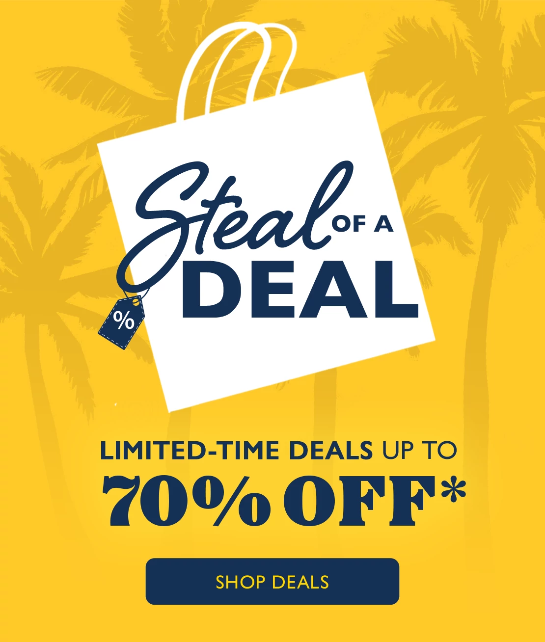 Steal of a Deal Limited-time deals up to 70% off*