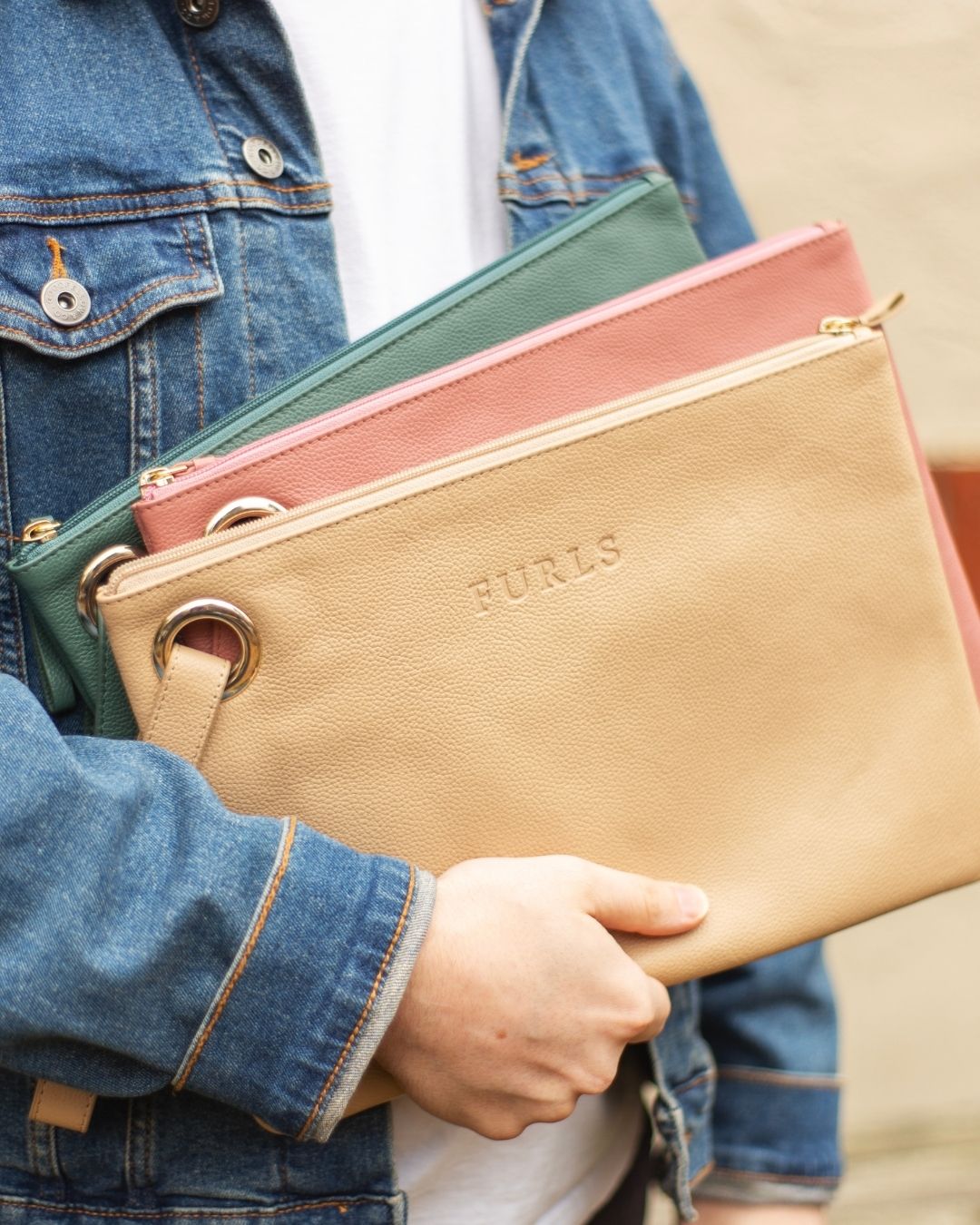 Blair Leather Hook Clutch