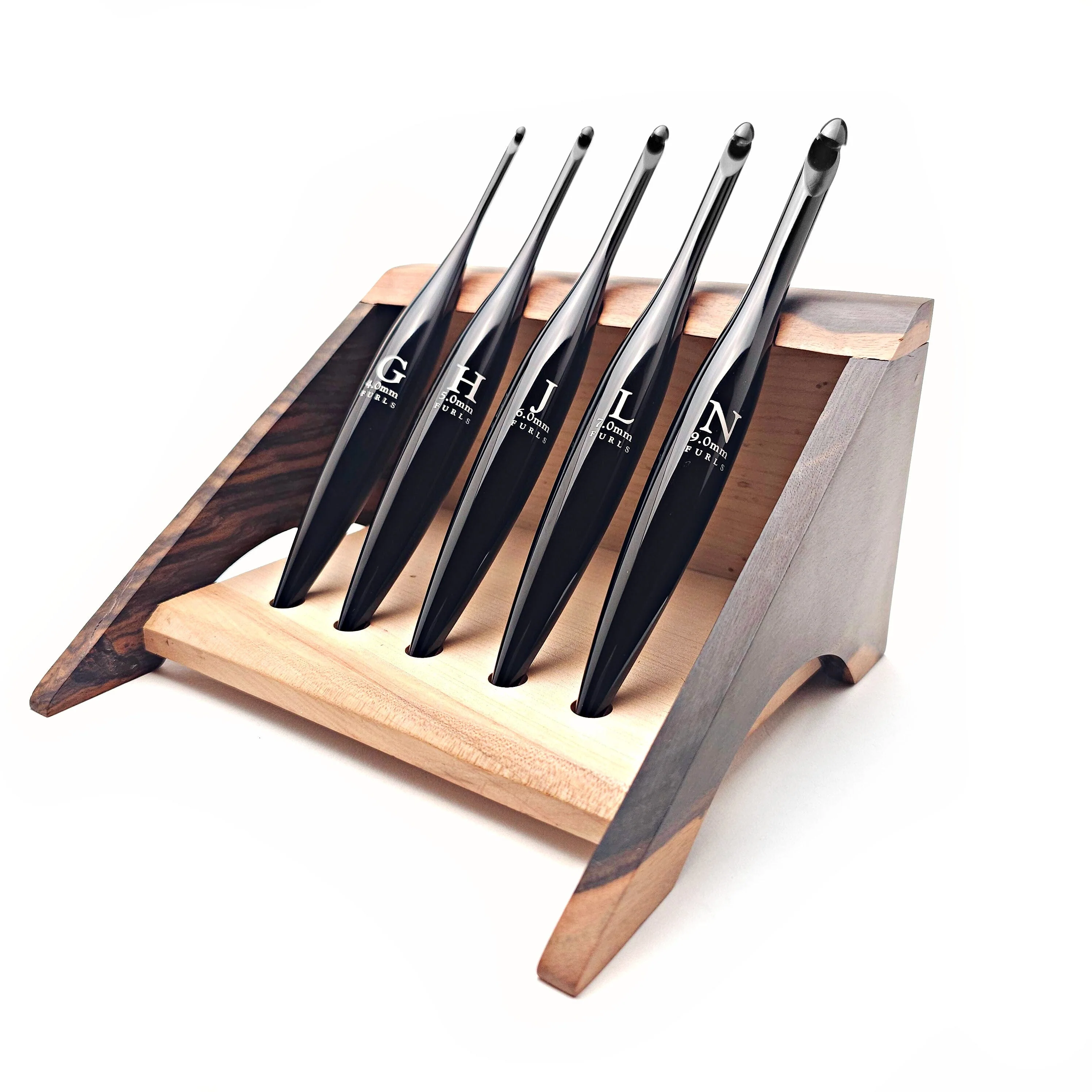 Image of Onyx Streamline Metal Crochet Hooks