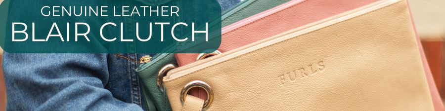 Genuine Leather Blair Clutch