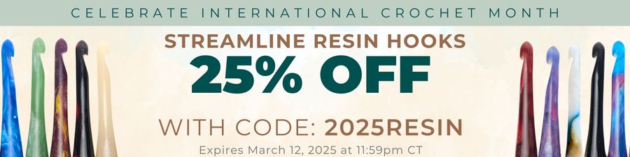 Streamline Resin Hooks 25%off with code 2025RESIN - expires March 12, 2025 at 11:59pm CT