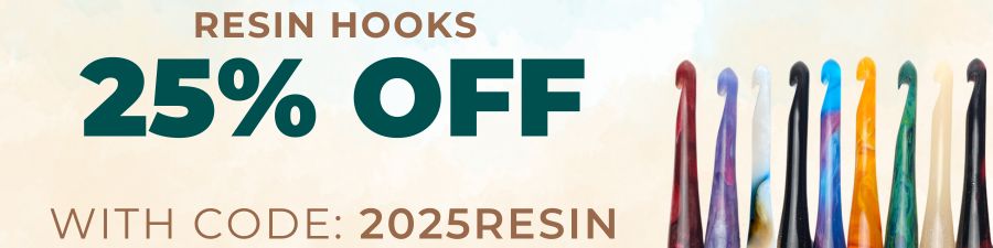 Resin hooks 25% off with code 2025RESIN