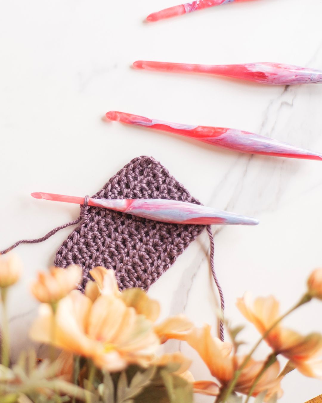 Limited Edition Hibiscus Streamline Resin Hook