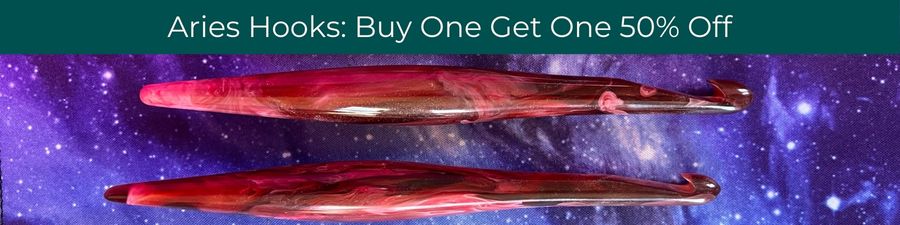 Aries Hooks buy one get one 50% off
