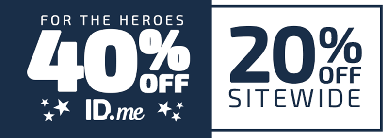 For the Heroes 40% Off ID.Me | 20% Off Sitewide