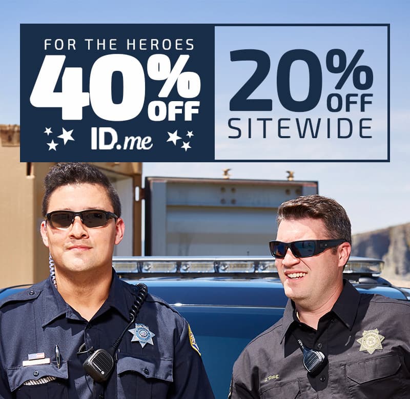 For the Heroes 40% Off non-prescription through ID.Me and 20% Of Site WIde