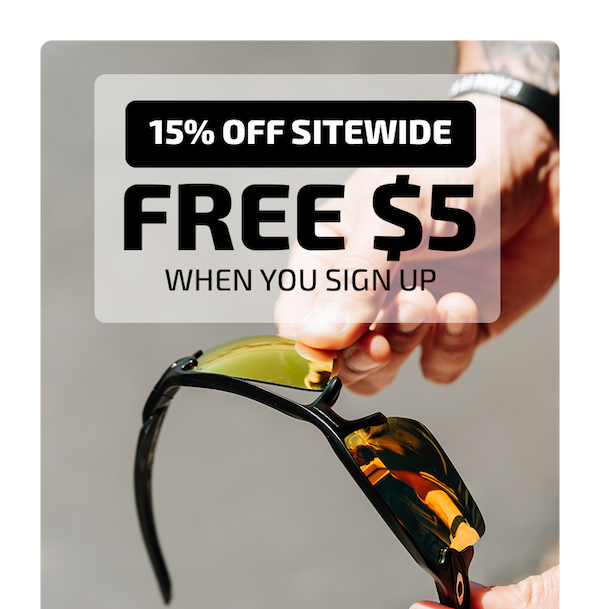 15% Off sitewide- Free $5 when you sign up