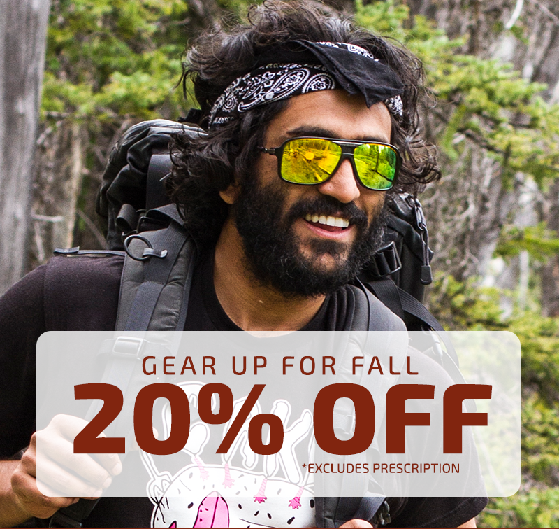 Gear up for Fall 20% Off excludes Prescription