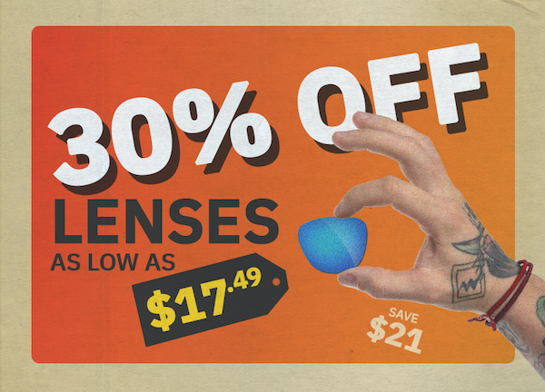 30% Off Lenses