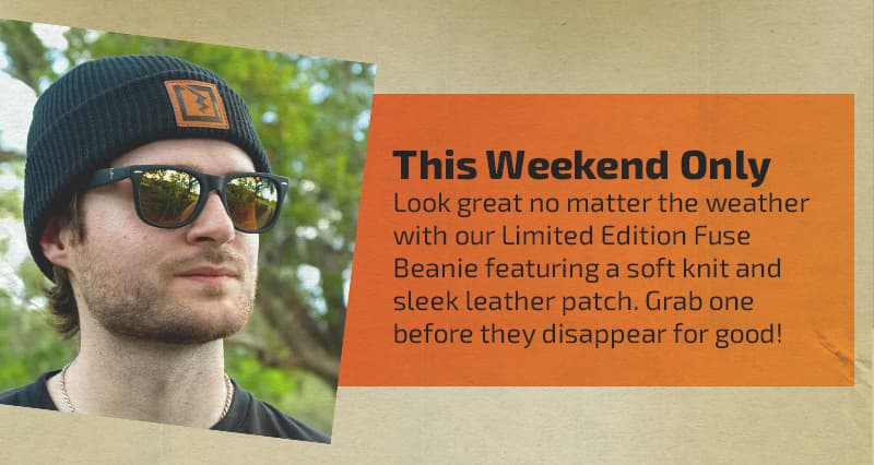  This Weekend Only Look great no matter the weather with our Limited Edition Fuse Beanie featuring a soft knit and sleek leather patch. Grab one before they disappear for good!