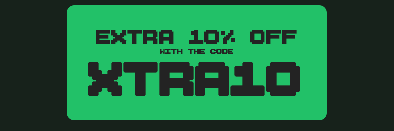 Cyber Monday Sale- Extra 10% Off with the code XTRA10