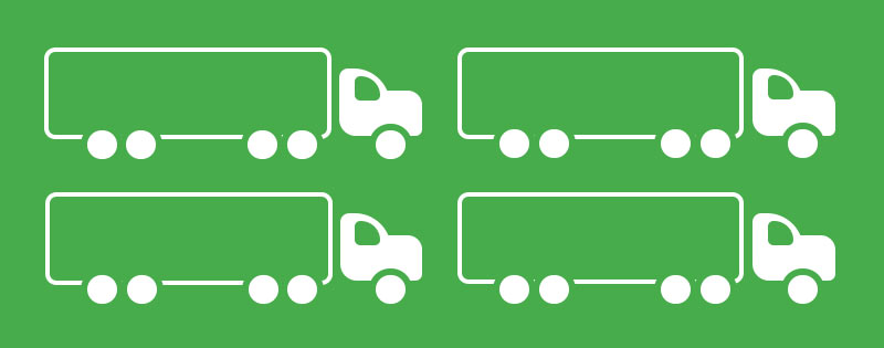 4 Fully Loaded Semi-Trucks!