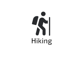 hiking icon