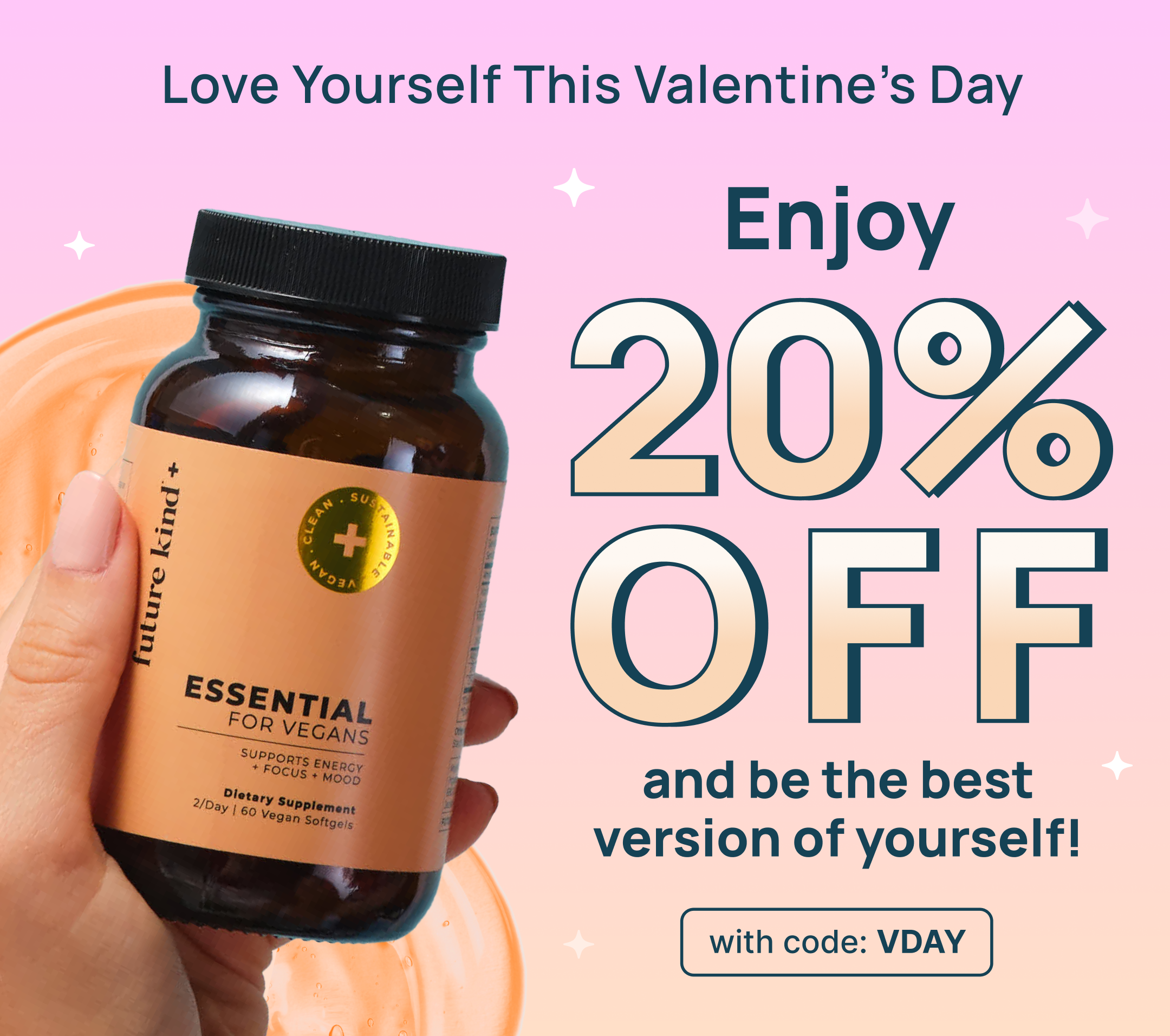 Enjoy 20% Off - Use Code VDAY