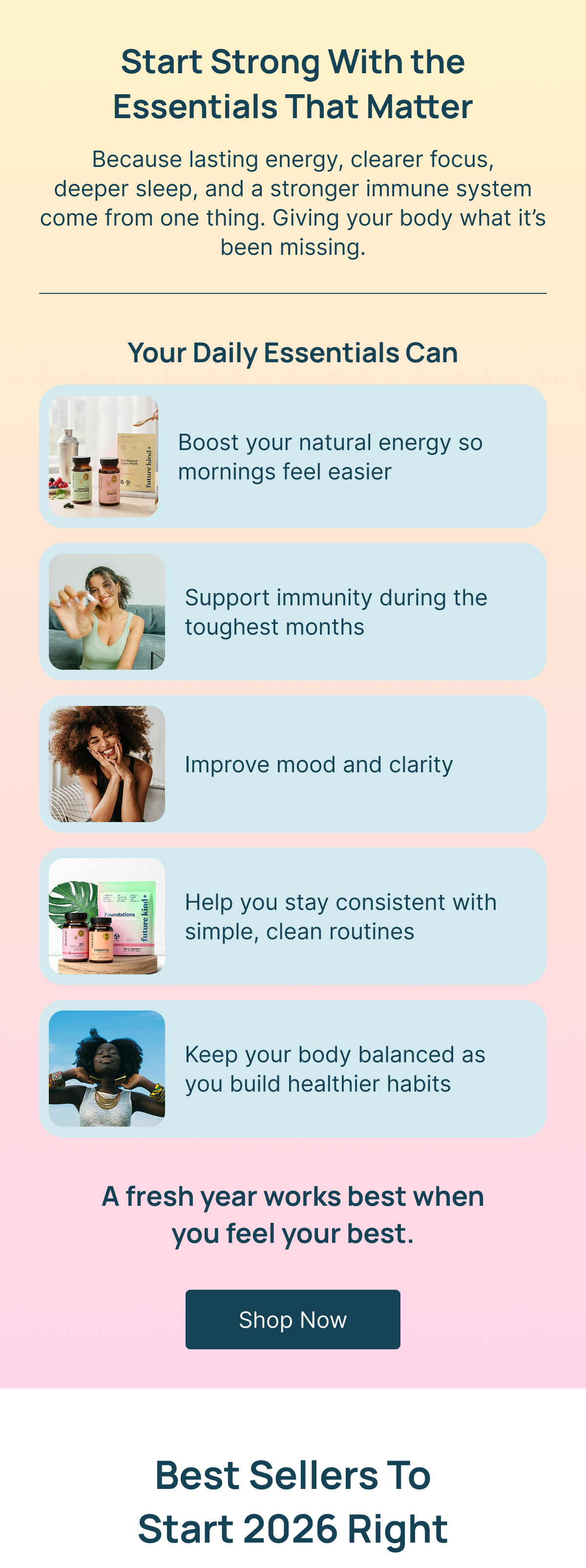 Start Strong with the Essentials that Matter