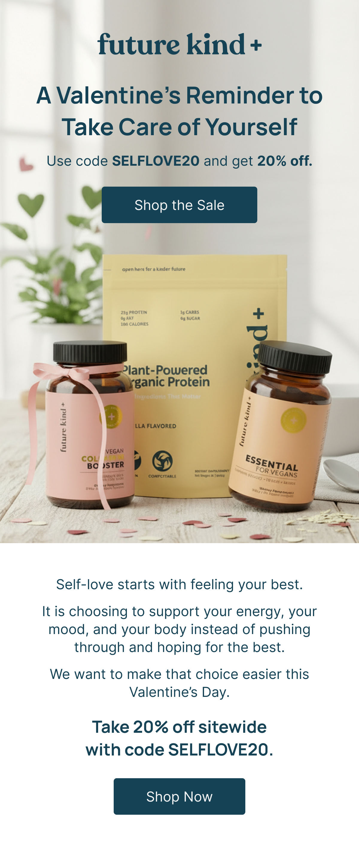 A valentine's Reminder to Take care of yourself