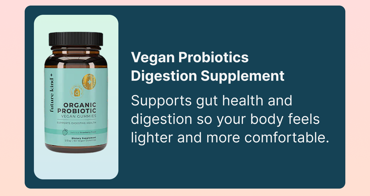 Vegan probiotics Digestion Supplement