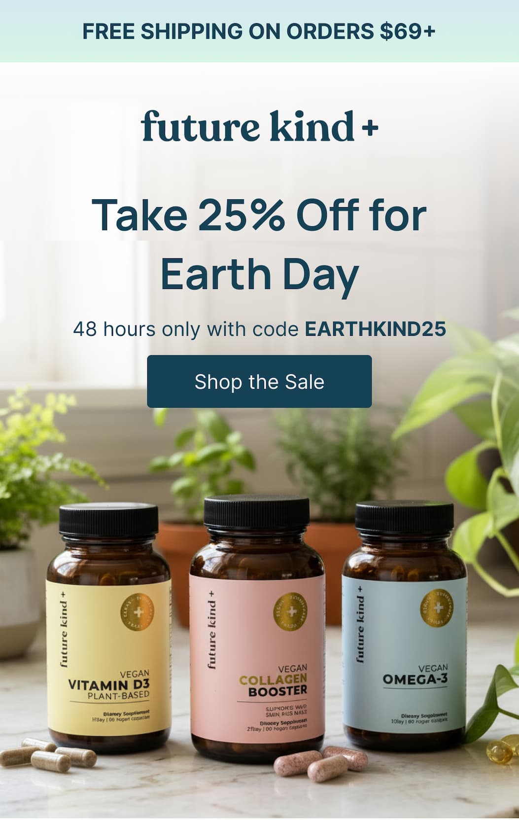 Take 25% OFF For earth day