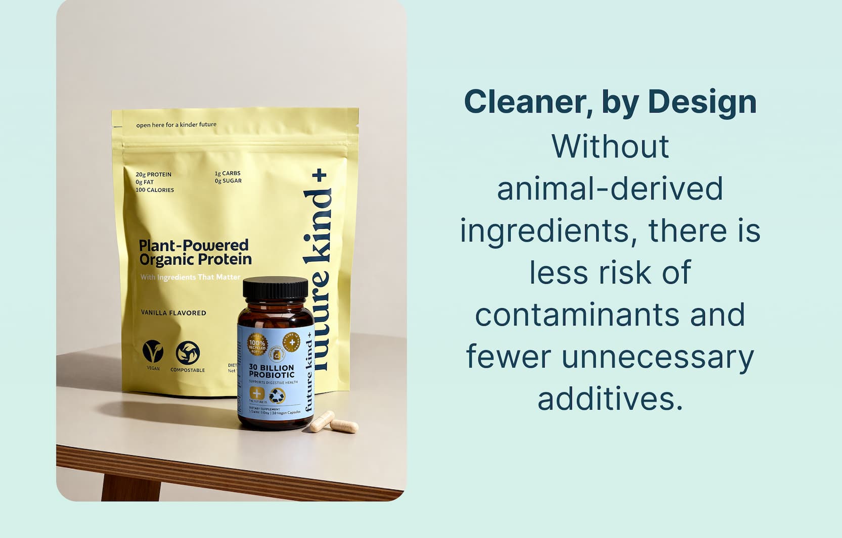 Cleaner, by design