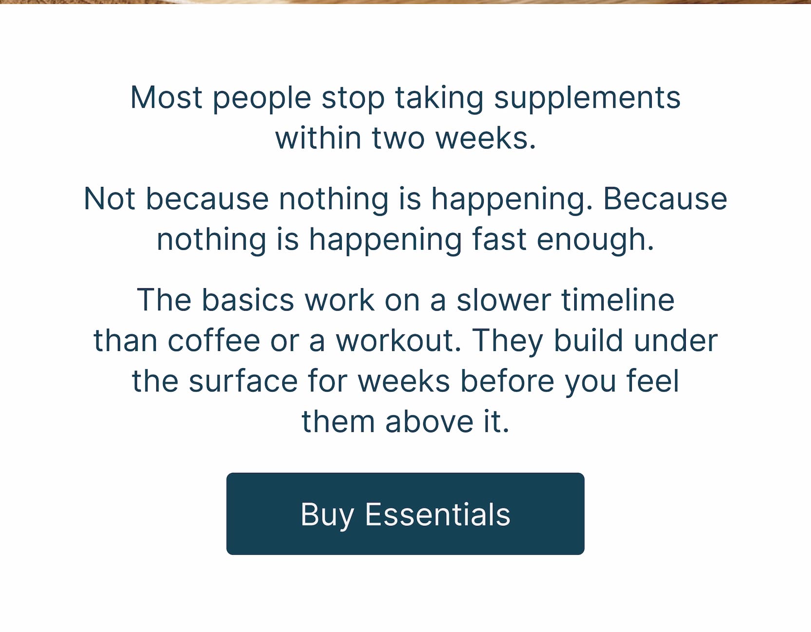 Buy essentials