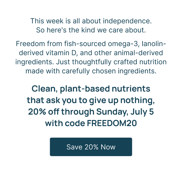 Save 20% Now