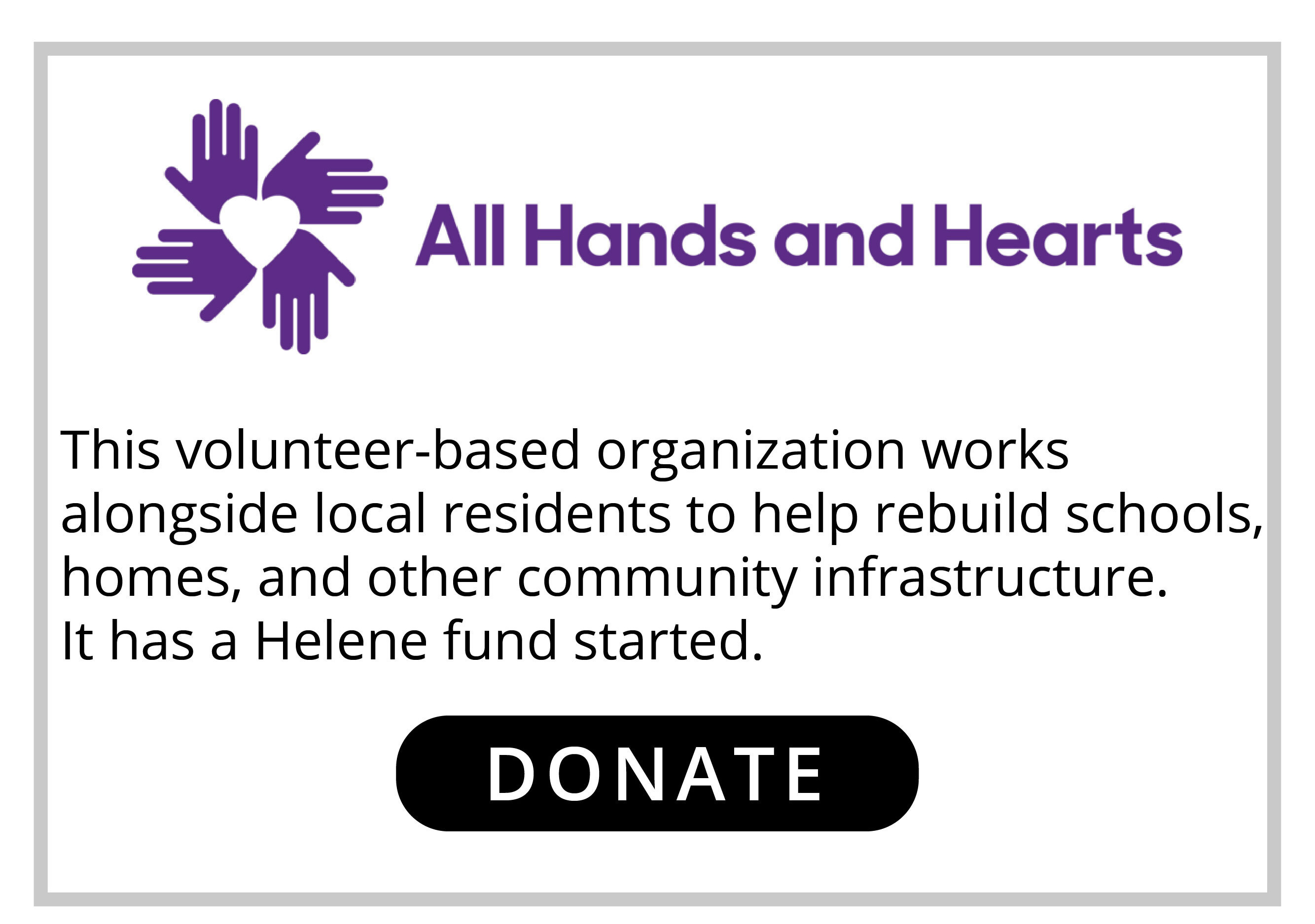 All Hands and Hearts
