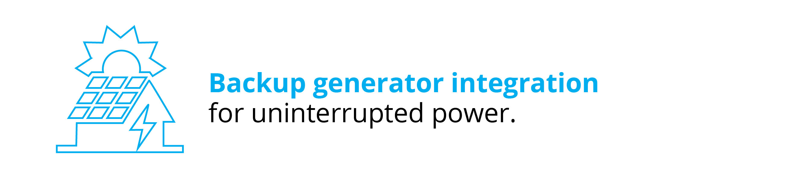 Backup generator integration