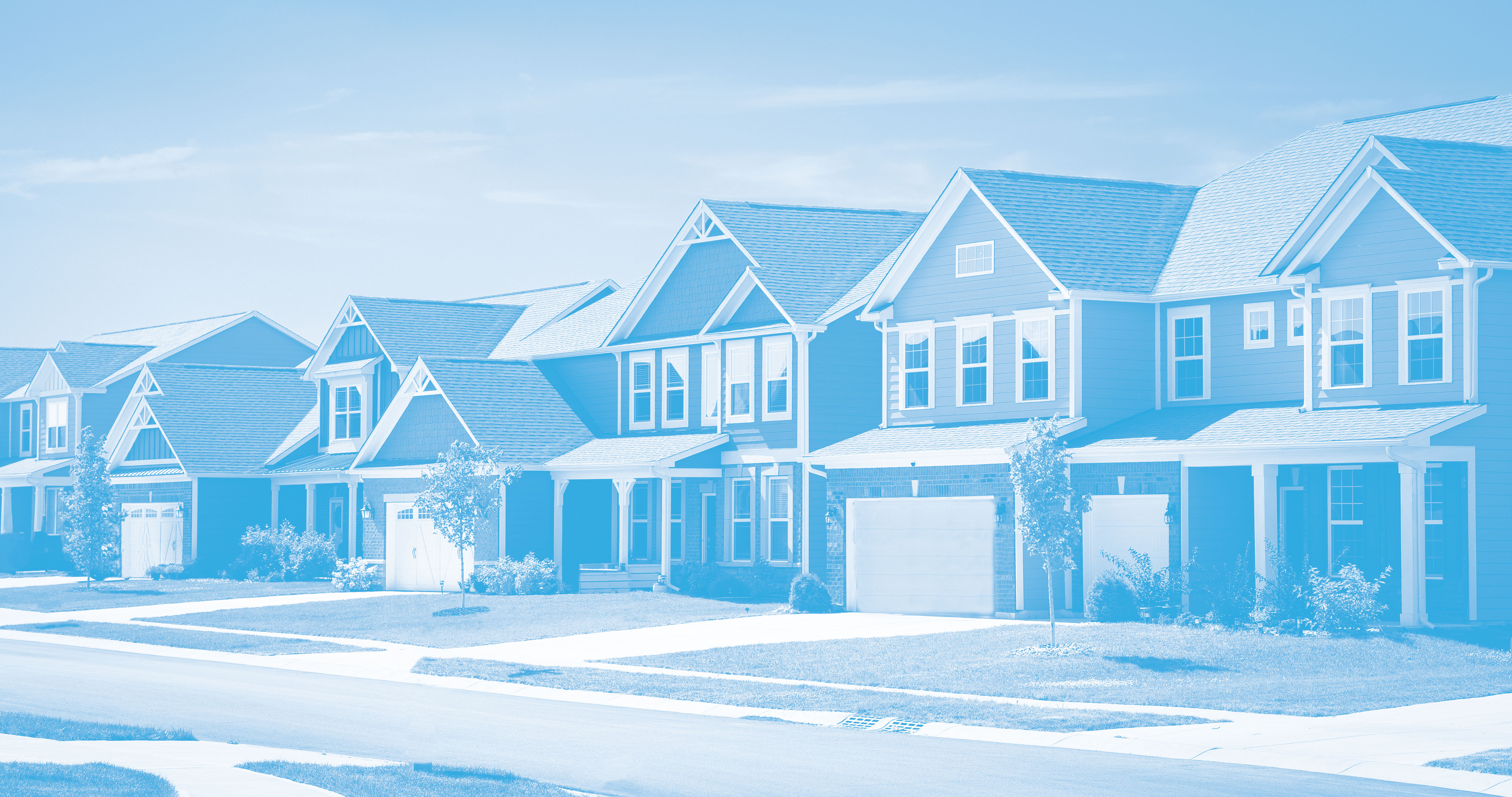 A nighborhood of nice homes; the PowerPillar does not need solar panels to function