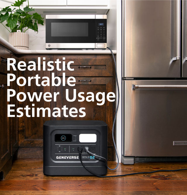 Realistic Portable Power Usage Estimates