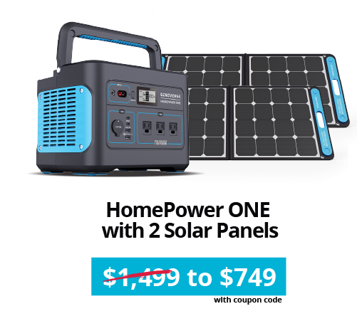 HomePower ONE Solar Generator - $949