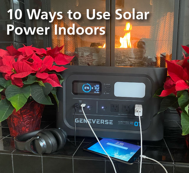 10 ways to use solar power indoors