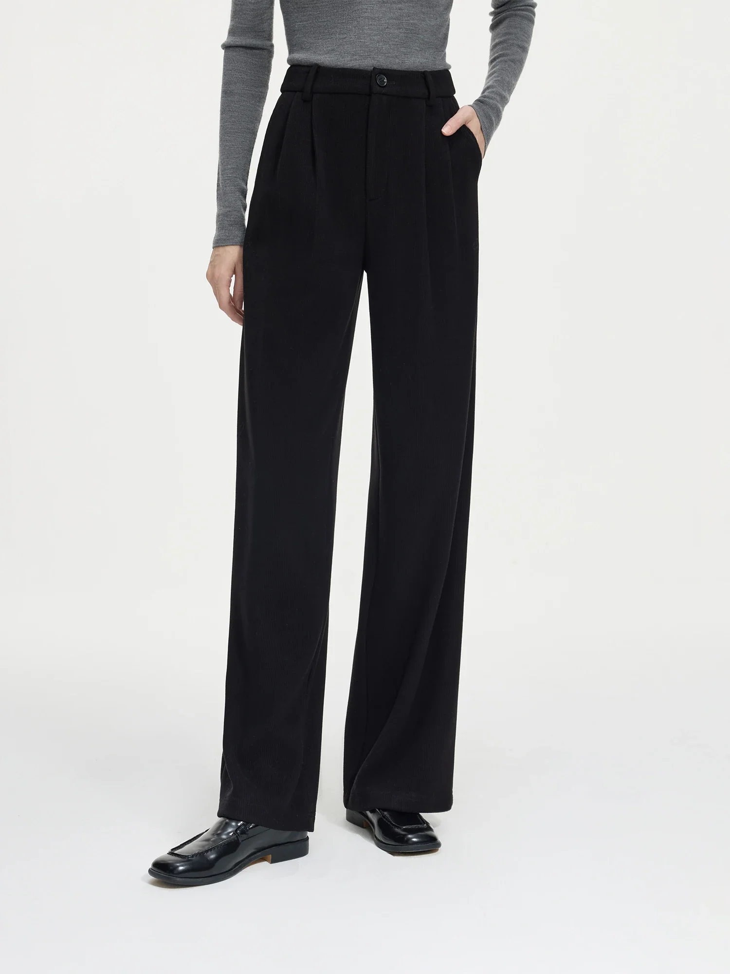Image of Commuter Straight Knitted Pants