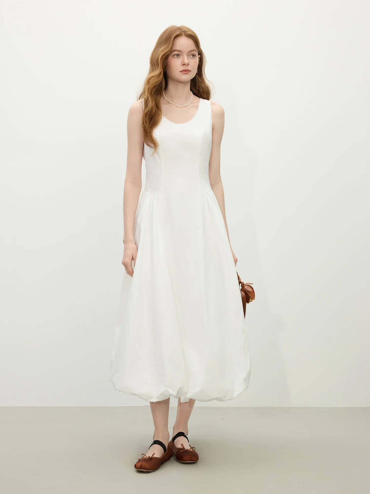 Image of New Sleeveless Bud Chic Vest Long Dress