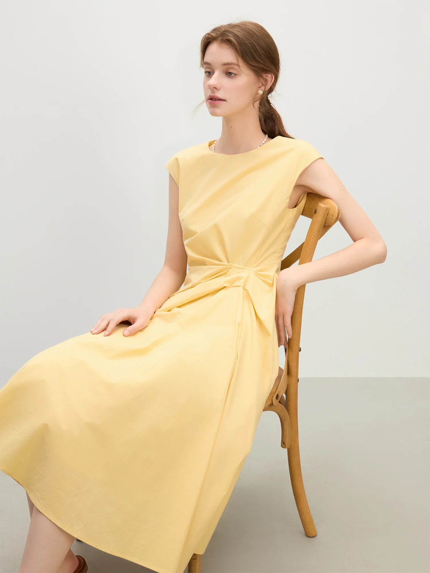 Image of Design Sense High Waist Slim Dress